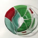 fused glass bowl