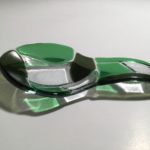fused glass spoon rest