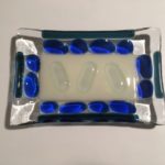 fused glass soap dish