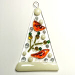 fused glass ornament
