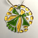 fused glass ornament 17