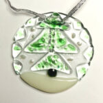 fused glass ornament 18