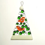 fused glass ornament 10