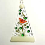 fused glass ornament 12